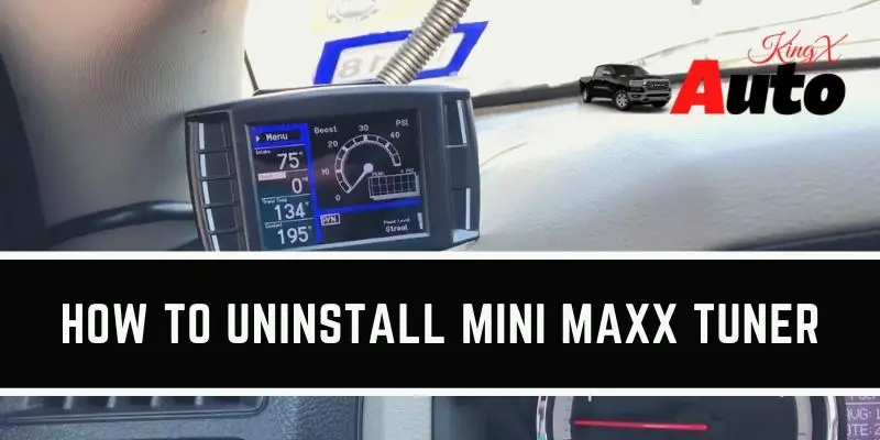 How to Uninstall Mini Maxx Tuner Written by Tony in Blogs,How To